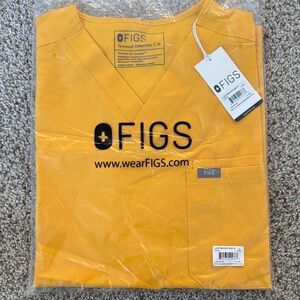 Figs Brand New Scrub Set Men's Yellow size M